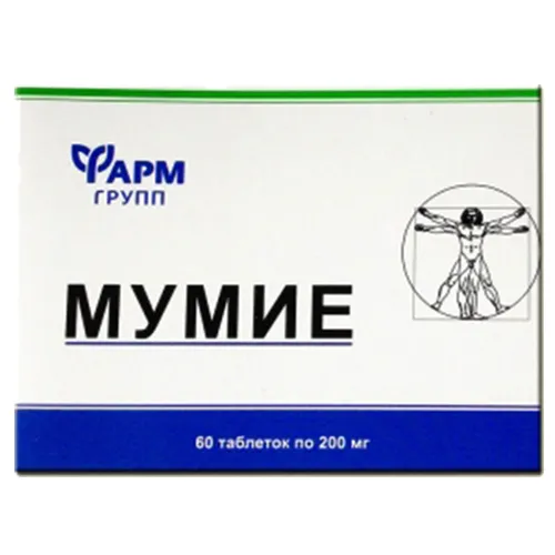 Mumijo Shilajit FarmGrupp Bergbalsam 60 Tabletten