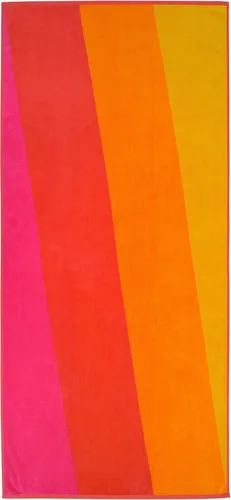 Dyckhoff Strandtuch Sunset, kuscheliges Frottiervelours von Dyckhoff