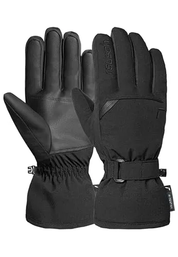 Reusch Kai R-TEX XT Skihandschuhe Unisex – wasserdicht, Winddicht, atmungsaktiv, TecFill Isolation, Hybrid PU Conductive Touchscreenkompatibel, Softshell, MicroActive-Futter, für Damen & Herren