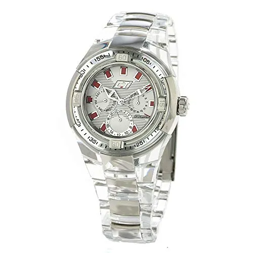 Chronotech Herrenuhr CC7046M-09M - Stilvolle Quarz-Uhr - Herrenuhren - Elegantes Design mit transparentem Polycarbonat-Gehäuse und inkl. Markenetui. Perfekt für trendbewusste Männer!