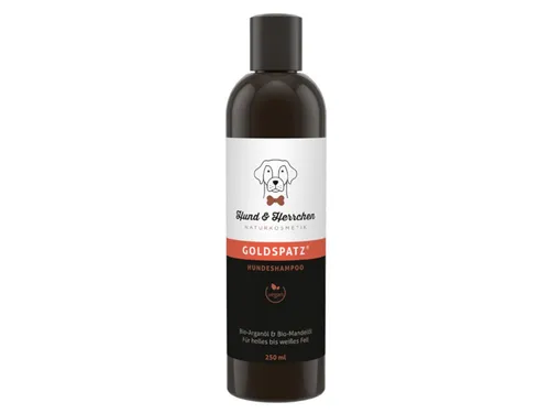 Hund & Herrchen Goldspatz Hundeshampoo für helles und weißes Fell