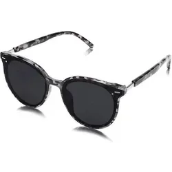Sonnenbrille Rund Retro C6 Demi Rahmen Grau Linse - Die Sonnenbrille Rund Retro C6 vereint Stil und Schutz in einem zeitlosen Design. Mit UV400 Schutz blockiert sie 99,99% UVA- und UVB-Strahlung. Perfekt für jeden Anlass und inklusive Geschenkverpackung für besondere Momente.