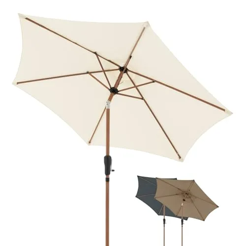 Doppler City Wood Balkonschirmständer, 250 cm, natur von Doppler