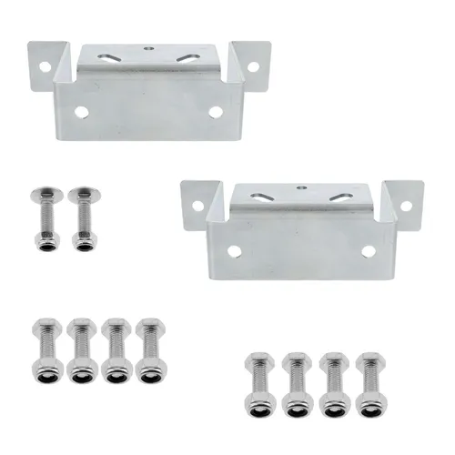 2x Halterung Adapter für Abstellstützen für STEMA Anhänger mit Zubehör Halter