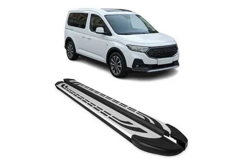 OMAC Kfz-Schmutzfänger Seitenschweller für Ford Tourneo Connect 2021-25 Kurzer, 2-tlg., Rutschfest, Haltbar, Aerodynamik