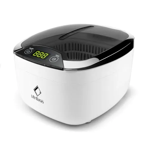 LifeBasis 850ml Ultraschallreiniger 5 Modi LED-Anzeige mit LED Beleuchtung
