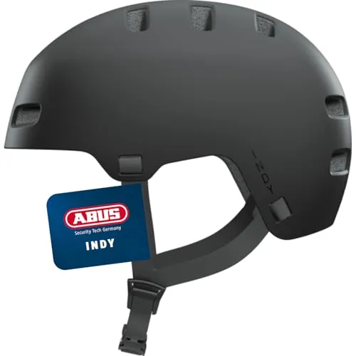 ABUS Indy Fahrradhelm, velvet black 51-55 cm - Fahrradhelm für Erwachsene, stylisches Design in velvet black und idealer Schutz für Kopfgrößen von 51-55 cm.