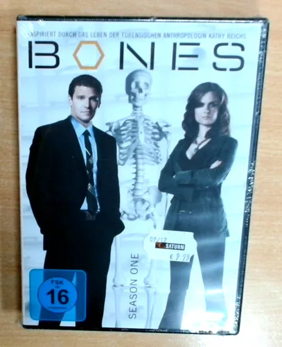 DVD Bones - Season One - NEU/OVP - 2008 - Fernsehserie auf DVD, bietet spannende Kriminalfälle und tiefgründige Charaktere in deutscher Sprache.