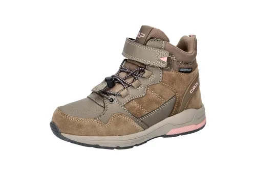 CMP Unisex Kinder Hadil Leather WP Urban Shoes Sneaker, Cenere, 34 EU - Wanderschuhe mit wasserabweisendem Leder, ideal für aktive Kinder und Outdoor-Abenteuer.