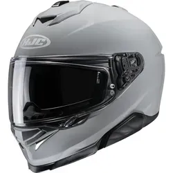 HJC I71 Integralhelm Motorrad Nardo Grey M - Motorradhelm mit abnehmbarer, waschbarer Polsterung für optimalen Komfort. Ideal für Brillenträger und kompatibel mit Bluetooth-Kommunikationssystemen.