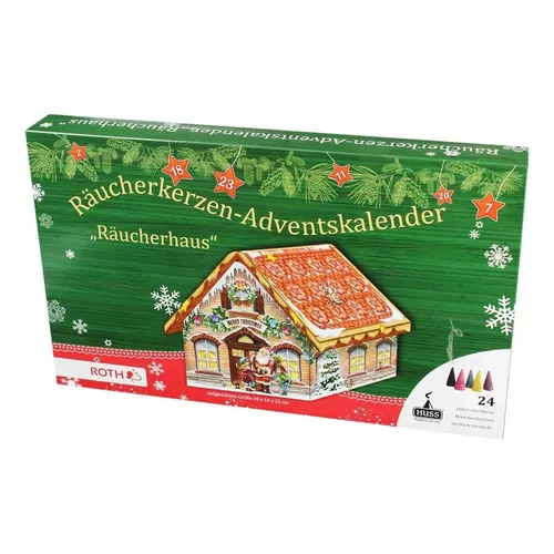 Roth Adventskalender Räucherkerzen Räucherhaus von Roth