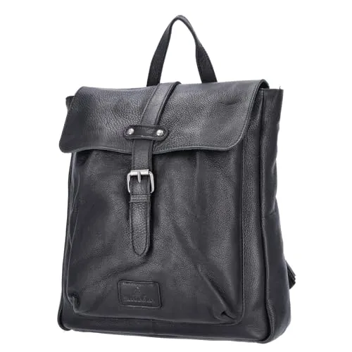 The Skandinavian Brand Damen Leder Rucksack - Mixed Farbsortierung 01-schwarz - Tagesrucksäcke aus hochwertigem Leder, stilvoll und praktisch für den Alltag, ideal für modebewusste Frauen.