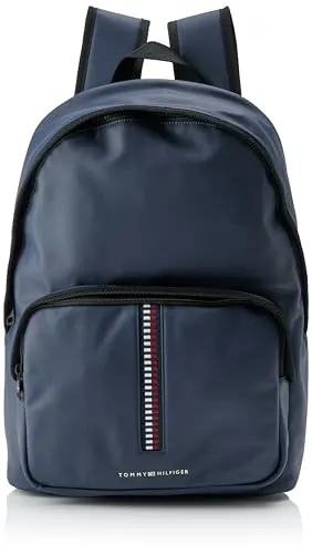 Tommy Hilfiger TH CORP DOME BACKPACK Rucksack Herren, Blau (Space Blue) - Tagesrucksäcke mit modernem Design, verstellbaren Schulterriemen und geräumigem Innenraum – perfekt für Alltag und Reisen.