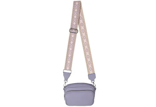 EAAKIE Gürteltasche Bauchtasche Umhängetasche Crossbody-Bag Kunstleder Italy-Design, als Schultertasche, CrossOver, Umhängetasche tragbar