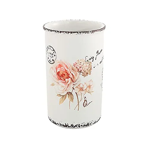 Gedy Clothilde Zahnputzbecher, Keramik, Weiß, Einzige in weiß von Gedy