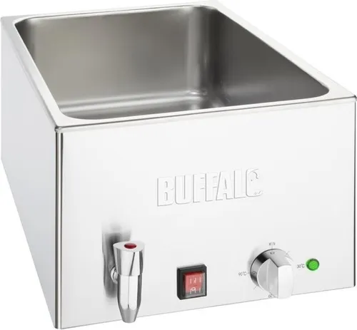Produktbild Buffalo Bain-Marie mit Wasserhahn GN 1/1