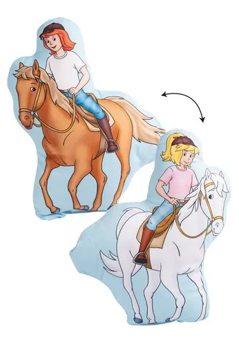 United Labels® Dekokissen Bibi & Tina - Freundschaft - 37 x 26cm