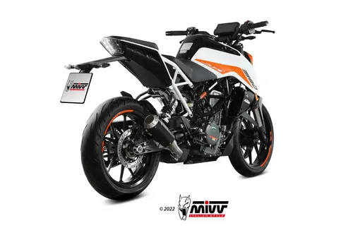 MIVV X-M1 Auspuff Edelstahl schwarz passend für KTM Duke 125 21-