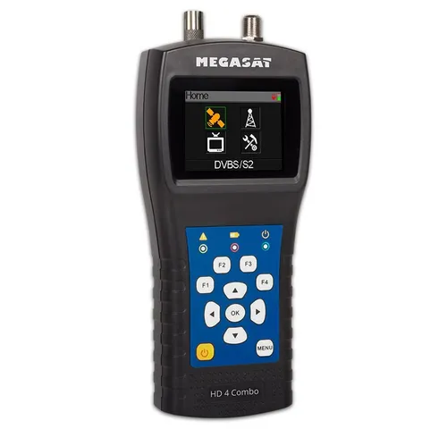 Megasat Satfinder HD4 Combo V2 - TV-Receiver für DVB-S2, DVB-C und DVB-T mit präziser Signalmessung, ideal für professionelle Installationen und Heimnutzer.