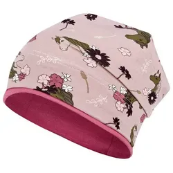 Smarilla Jerseymütze Mädchenmütze Übergangsmütze Stoffmütze rosa 50-52