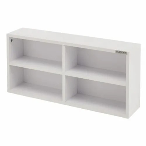 Glorious CD Box 180 white - Praktische CD Box für bis zu 180 CDs, stapelbar und mit Trennwand für einfache Organisation. Ideal für Musikliebhaber, die Ordnung und Stil schätzen.