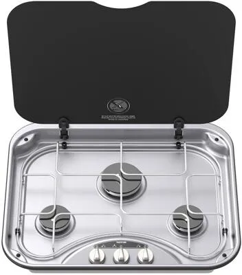 Thetford Basic Line 345 Gaskochfeld mit Glasabdeckung