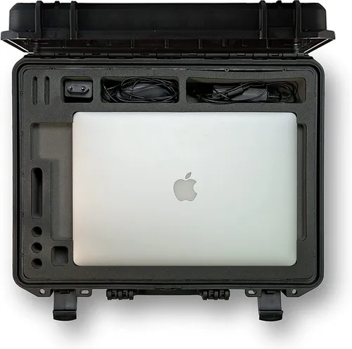 MC-CASES Business-Koffer für Apple MacBook Pro 13 Zoll in schwarz von MC-CASES