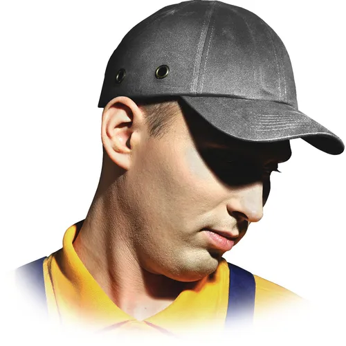 Anstoßkappe Schutzhelmkappe Hardcap Arbeitskappe ABS CAP Schutzhelm Helm Grau