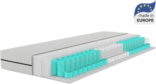Taschenfederkernmatratze NEUHEIT: Tinden 19 cm, 7 Zonen Matratze für optimalen Schlafkomfort - Matratzen mit 7 Liegezonen, ergonomisch und atmungsaktiv, ideal für eine gesunde Wirbelsäulenlagerung und geeignet für Hausstauballergiker.