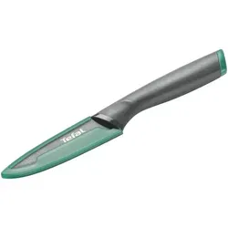 Tefal Fresh Kitchen Gemüschenmesser, 9 cm, Edelstahl, Grau/Grün
