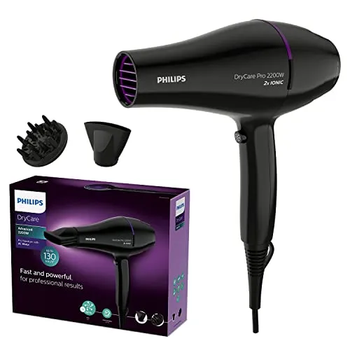 Philips DryCare Pro Haartrockner BHD274/00 - 2100 W, leistungsstarker AC-Motor für schnelles Trocknen und präzises Styling