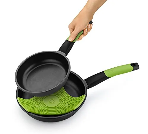 BRA Prior | Set mit 2 Bratpfannen, 20–24 cm, Aluminiumguss + 1 Bratpfanne