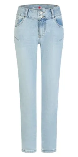 Buena Vista Damen Jeans Tummyless Stretch – Skinny Fit in Powder Blue - Stylische Skinny Jeans mit eng anliegender Passform für eine moderne Silhouette. Der gerade Beinverlauf sorgt für einen klassischen Look, perfekt für jeden Anlass.