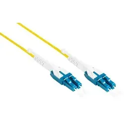 kabelmeister® Patchkabel LWL Duplex OS2, 15m - Hochgeschwindigkeits-Netzwerkkabel - Netzwerkkabel mit UNIBOOT-Design und LSZH-Material für optimale Leistung und Sicherheit, ideal für moderne Netzwerkverbindungen.