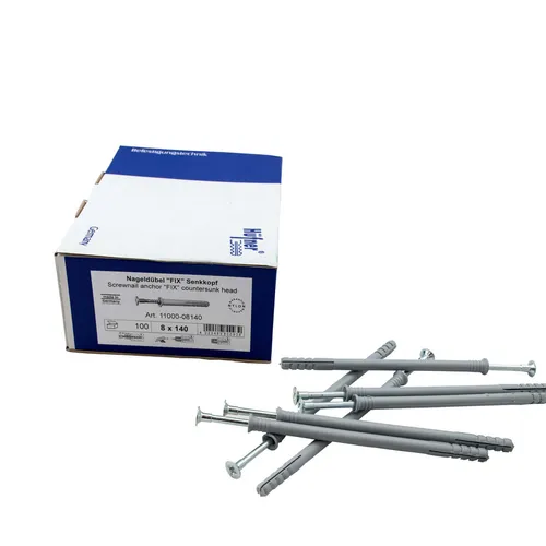 Hüfner 8 x 140 (100 Stück) Nageldübel Schlagdübel 