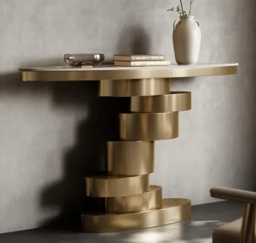 Konsolentische Gold von XLMOEBEL