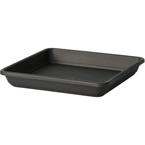 Euro3Plast Pflanzuntersetzer KREA quadratisch 40 cm anthrazit