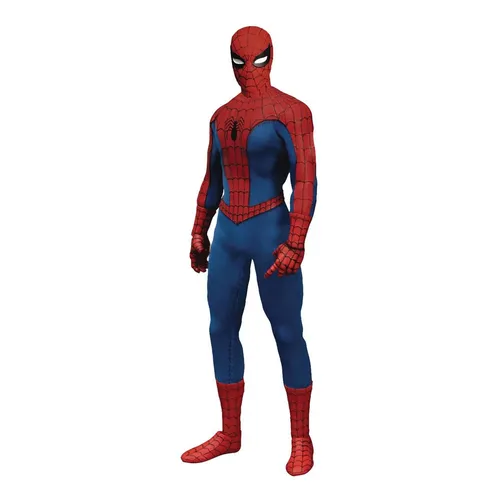 Mezco The Amazing Spider-Man Action-Figur One:12 Deluxe Edition - Action- & Spielfiguren, detailreiche und bewegliche Figur mit 165mm Höhe, ideal für Sammler und Spider-Man-Fans ab 3 Jahren.