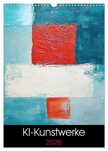 Produktbild KI-Kunstwerke Wandkalender 2026 DIN A3 hoch