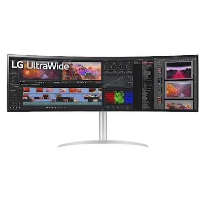 LG 49WQ95X-W Curved Monitor - 49
