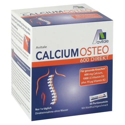 CALCIUM OSTEO 600 Portionssticks 60 St.