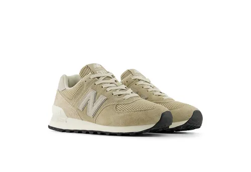New Balance 574 Damen Sneakers Beige - Sportlich & Stylisch - Damen Sneakers in EU-Größe 37, ideal für Fitness und Freizeit. Atmungsaktives Wildleder-Obermaterial und Gummisohle für optimalen Komfort. Perfekt für Frühling und Sommer!