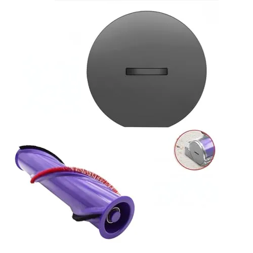 Bürste für Dyson V8 Staubsauger, austauschbarer Bürstenkopf mit Direktantrieb, Rollenbürste für Parkett und harte Böden (Seitenabdeckung, Rollenbürste)
