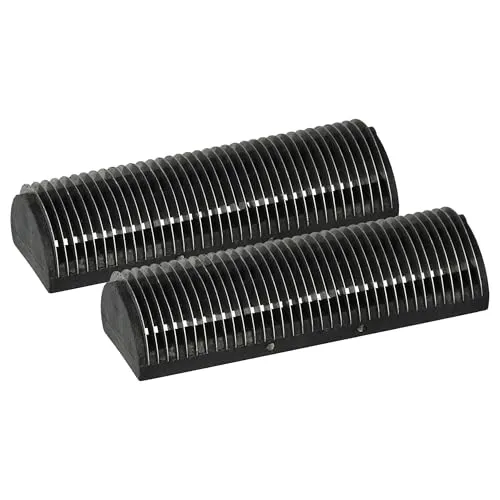 vhbw 2x Klingenblock kompatibel mit Braun Intercontinental Rasierer Schwarz Silber