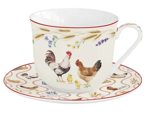 EASY LIFE Tasse Frühstück COUNTRY LIFE 370ml von Easy-Life