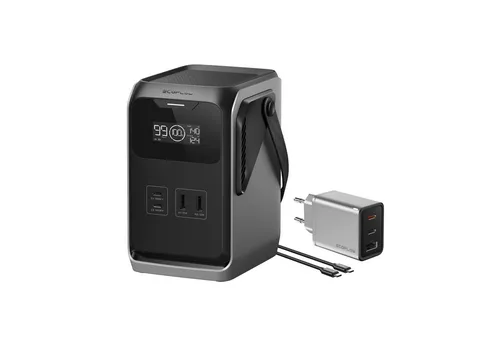 Ecoflow ECOFLOW TRAIL 200 DC Tragbare Powerstation - Ladestationen für Outdoor, Camping & Reisen – ultraleicht mit 192 Wh Kapazität, 4 Ausgängen und geräuschloser Energieversorgung für ungestörte Nächte.