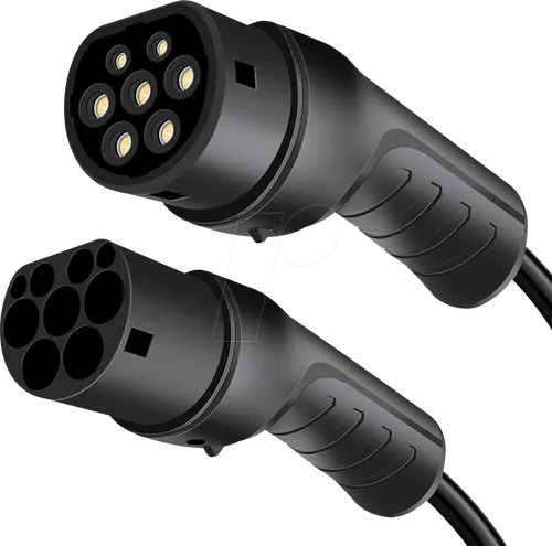 LOGILINK EVC0120 - Typ 2 Kabel für E-Fahrzeuge, 22 kW, 32 A, 2,5 m - Fahrzeugbatterie-Ladegeräte – Hochwertiges Typ-2-Ladekabel mit 22 kW Leistung, ideal für alle gängigen E-Fahrzeuge, inklusive praktischer Tragetasche für sicheren Transport.