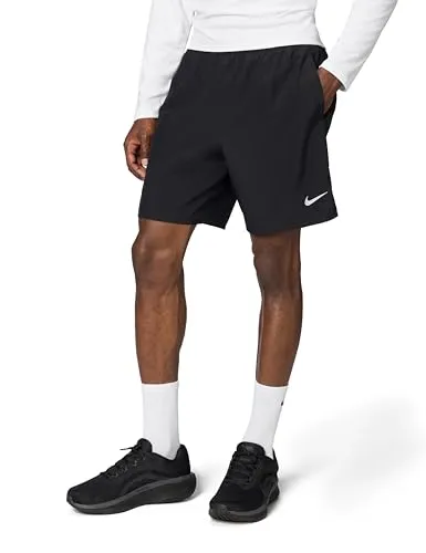 Nike Challenger Funktionsshorts Herren in Schwarz, Größe S - Kleidung: Atmungsaktive Dri-FIT-Funktion für optimalen Tragekomfort, weitenregulierbarer Elastikbund und praktische Taschen für Sport und Freizeit.