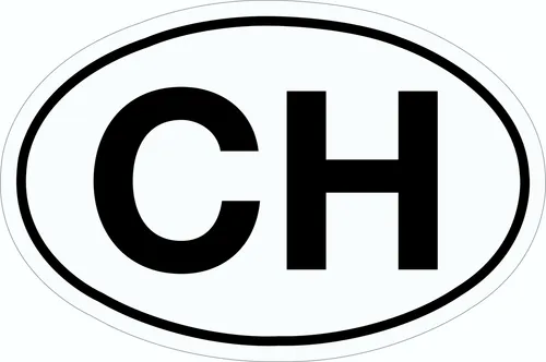 Aufkleber CH-Schild 115 x 170 mm  Auto Aufkleber Sticker Nationalitäten