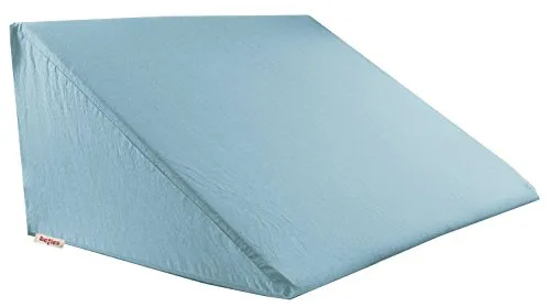 beties - Big Comfy Keilkissen Bezug 62x49x30 cm - 100% Baumwolle in Hellblau - Hochwertiger Kissenbezug aus 100% Baumwolle, waschbar bis 60°C, mit eleganter Haptik. Gasiert für eine glatte Oberfläche und in vielen Farben erhältlich. Ideal für Komfort und Stil im Wohnbereich.